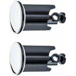 Bouchons de lavabo universels pour lavabos � 40 mm, lot de 2, bouchons de vidange chrom�s, en laiton, ...