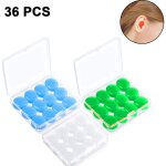 Bouchons d'oreille r�utilisables en silicone, protection antibruit pour sommeil, natation ou concerts ...