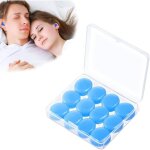 Bouchons d'oreilles de sommeil, bouchons d'oreilles en silicone, bouchons d'oreilles anti - bruit, protection ...