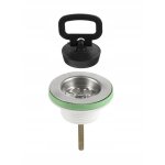 vier de vidange avec bouchon 1, 1 / 2' en plastique (wj. 107) - dsp. kor 1, 12
