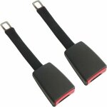 Boucle ceinture s�curit� voiture acier rallonge ceinture s�curit� universelle 25cm for 20 - 22mm langue ...