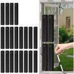 Boucles de montage de fen�tre, 24 aimants de fen�tre anti - moustiques, aimants de fen�tre autocollants, ...