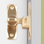 Boucle de porte � 90 180 degr�s boulon serrure pour grange coulissante armoire en or