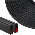 Boudins 4m protection bord de tole, 4mm - 6mm joint caoutchouc en u, epdm joint bord de tole, joint en ...