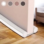 Boudin de porte 94 cm, joint double pour bloqueur de bruit, coupe - vent et bouchon de ventilation (blanche ...