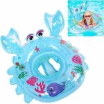 Boue bebe de piscine, crabe shaped bb sige de gonflable dolphin, enfants bague de natation flottante, ...