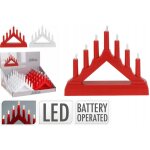 Bougeoir led de l'avent de nol dcoratif 13x15, 5x4 cm 1 pice.