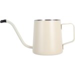 Bouilloire en acier inoxydable avec bec verseur fin pour infusion manuelle ergonomique et l�g�re adapt�e ...