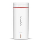 Bouilloire - aspirateur portable double couche anti - brlure, 300 w, blanc