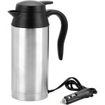 Bouilloire chauffante �lectrique 24 v, bouilloire �lectrique de voiture 750 ml, thermos de voyage �lectrique ...