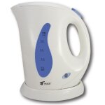 Bouilloire �lectrique blanche 0, 6 litres 600w, sans fil, r�sistance en acier inoxydable