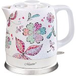 Bouilloire �lectrique en c�ramique maestro mr - 068 1, 5 l 1500 w (mr - 068 - fleurs)