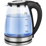 Bouilloire électrique à ébullition rapide, 2 litres, 2000 watts, bouilloire en verre facile à nettoyer, ... Bouilloire électrique à ébullition rapide, 2 litres, 2000 watts, bouilloire en verre facile à nettoyer, ...
