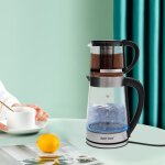 Bouilloire �lectrique en verre bouilloire portable � eau chaude th�i�re bouilloire