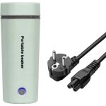 Vurahome - bouilloire �lectrique de voyage - 450 ml - mini th�i�re 3 en 1 - avec doublure en acier inoxydable ...