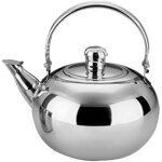 Bouilloire l�g�re acier inoxydable, chauffage liquide eau th� caf�, usage domestique ext�rieure, design ...