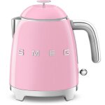 Smeg ? bouilloire �lectrique 0. 8 l rose ? puissance 1400 w ? acier inoxydable ? arr�t automatique ? ...
