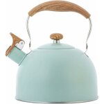 Bouilloire sifflante, 2. 5l bouilloire sifflante induction gaz bouilloire en acier inoxydable bouilloire ...