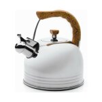 Bouilloire sifflante lacor, acier inoxydable, argent - 2, 5 litres