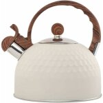 Bouilloire sifflante th�i�re en acier inoxydable 2, 5 l th�i�re sifflante th�i�re � poign�e ergonomique ...