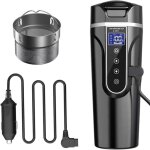 Bouilloire de voiture, 12 v / 24v bouilloire lectrique de voiture tasse d'eau chauffe pour voiture ...