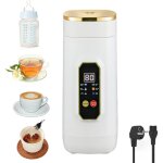 Bouilloire de voyage petite, 450ml mini bouilloire avec 6 r�glages de temp�rature indicateur de temp�rature ...