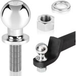 Boule d'attelage 50 mm - boule d'attelage pour tracteur - boule d'attelage pour rail d'attelage - boulon ...