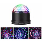 Boule disco � led, 51leds 12w 7 couleurs lampe disco lumi�re de f�te effet de lumi�re rgb �clairage de ...