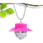 Boule disco voiture, pendentif suspendu pour v�hicule - paillettes r�troviseur boule suspendue disco ...