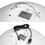 Boule led ? sph�re d�corative lumineuse. blanc chaud. commande � distance �40 cm