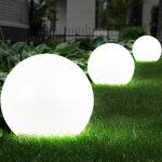 Boules lumineuses solaires lampe solaire jardin led d�coration de jardin boule solaire pour l'ext�rieur ...
