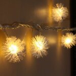 De boules de neige, 8. 2ft / 20 led guirlande lumineuse de nol avectlcommande, tanche dcoration ...