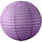 Boule papier aubergine 30cm - lampion papier en papier de riz - lanterne japonaise aubergine pour d�coration ...