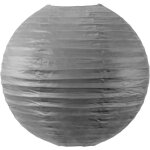 Boule papier gris 30cm - lampion papier en papier de riz - lanterne japonaise gris pour d�coration de ...