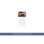 Boule de papier, blanche, 10 cm