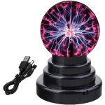 Boule de plasma magique boule de plasma boule portable lumineuse boule lectrostatique boule de foudre ...