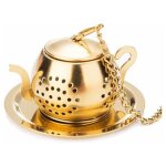 Boule  th thire - infuseur en acier inoxydable (or)