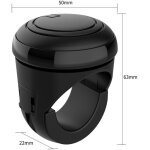Boule de volant voiture universel, compatible tous volants, auxiliaire bouton facilite les manoeuvres ...