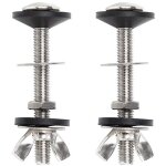 Ersandy - boulon de toilette kit de boulons de rservoir  bol, kit de 2 pices pour cassette  vis, ...