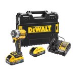 Dewalt - boulonneuse 1 / 2  xr 18v 5ah li - ion brushless 406 nm jonc de s�curit� - dcf921h2t - qw