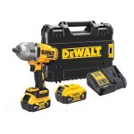 Dewalt outillage - cl  chocs aku 18v, 2x batterie 5, 0 ah xr, chargeur dcf900p2t
