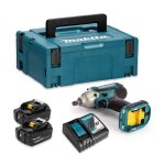 Boulonneuse � chocs 18v 1 / 2' 190 nm (2x4, 0 ah) en makpac makita dtw190rmj