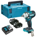 Boulonneuse � chocs 18v lxt 1 / 2  330 nm (2x4, 0 ah) en makpac - makita dtw300rmj