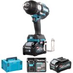 Boulonneuse � chocs 40v xgt 1630 nm makita avec 2 batteries 40v 4. 0ah - chargeur - coffret - tw001gm201 ...