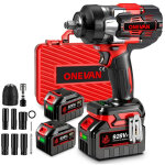 Boulonneuse � chocs onevan 2100nm , 1 / 2 brushless cl� � chocs sans fil applicable aux gros camions, ...