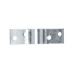 Gache a patte pour verrou baionnette - d12 - zingue blanc