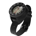 Boussole au poignet, montre de plonge boussole tanche bracelet de montre en plein air boussole portable ...