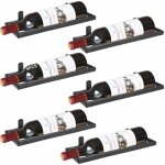 Bouteille de vin murale en fer, organisateur de casier � vin suspendu en m�tal, wall mounted iron wine ...