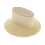 Bouton blanc 12h z00el002500b - table de cuisson