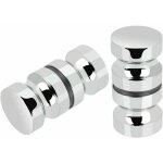 Boutons inox de porte de douche coulissante poign�es de porte de douche en verre pour salle de bain cuisine ...
